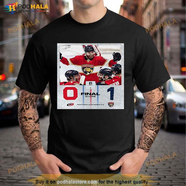 Florida Panthers Beat Carolina Hurricanes 3 2 In NHL Final T Shirt