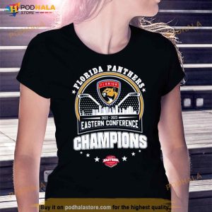 Florida Panthers City Skyline 2022 2023 Eastern Conference Champions Shirt 3