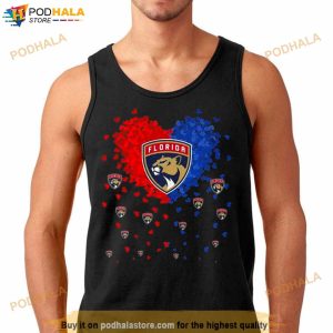 Florida Panthers Glitter Heart 2023 Shirt 2