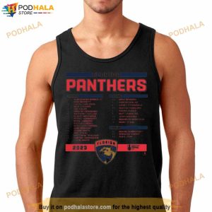 Florida Panthers Stanley Cup Final Roster 2023 Shirt