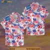 Flower American Flag 4th of July Hawaiian Shirt, Independence Day Shirt