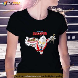Flying Ultramen Eating Ramen Ultraman Shirt