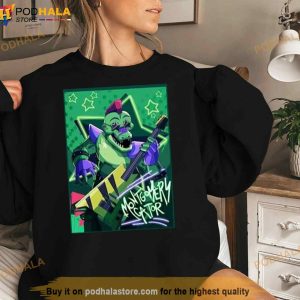 Fnaf Monty Montgomery Gator Five Nights Security Shirt 2