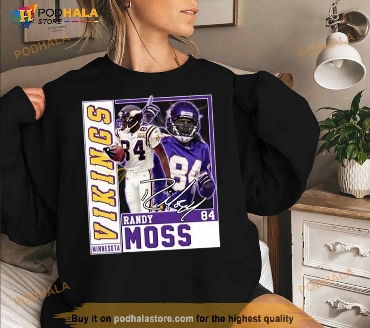 Randy Moss Minnesota Vikings signature 2023 shirt, hoodie, sweater