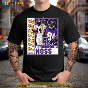 Fooball Legend Signature Vintage Retro 80s Randy Moss shirt