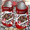 Football Crocs Personalized Sf 49ers Mascot Ripped Flag Clog Shoes