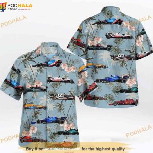 Formula 1 One Teams Hawaii Shirt Car Lover Gift Aloha Beach Summer Shirt 2