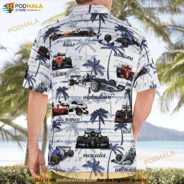 Formula 1 Teams And Drivers F1 Hawaiian Shirt, Mclaren Road Trip Button Up Shirt