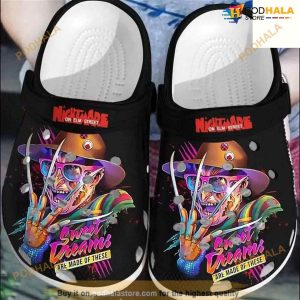 Freddy Krueger Sweet Dreams Halloween Adults Crocs Shoes Crocband Clog For Men Women