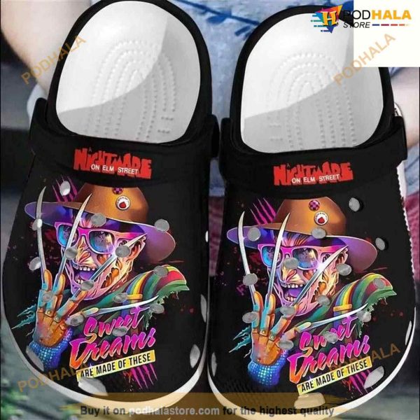 Freddy Krueger Sweet Dreams Halloween Adults Crocs Shoes Crocband Clog For Men Women