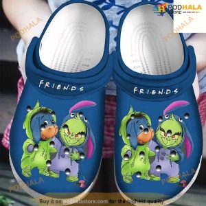Friends Grinch And Eeyore Cartoon Movie Crocs Shoes Crocband Clogs For Men Women