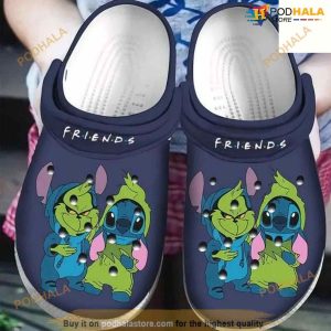 Friends Grinch Stitch Cartoon Adults Crocs Crocband Clog Crocs Clog Shoes For Men Women