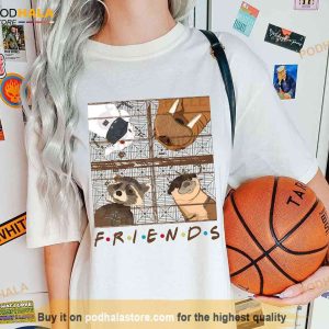 Friends Lylla Rocket Teefs Floor Guardians of the Galaxy Shirt, Rocket Marvel Fan