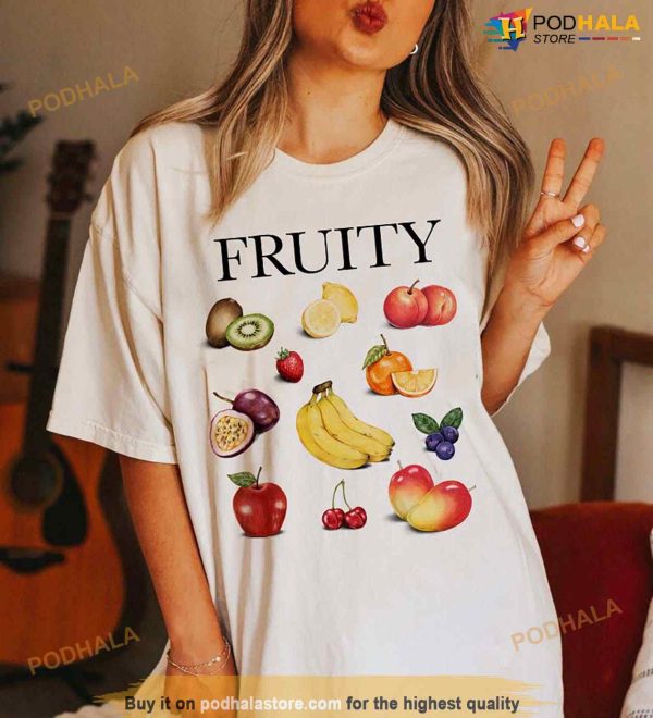 Fruity Lesbian Shirt, Funny Lesbian Tshirt, Pride Month Merch