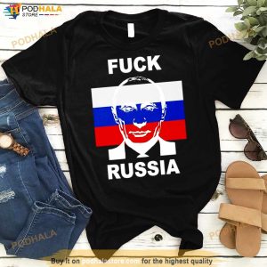 Fuck Russia Putin Russia Flag Shirt