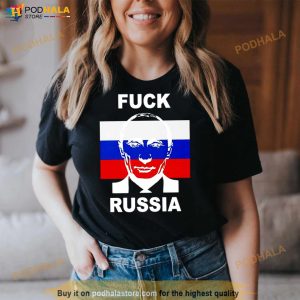 Fuck Russia Putin Russia Flag Shirt 3