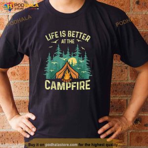 Funny Camping Lover Design For Men Women Camping Vacationist Shirt 2