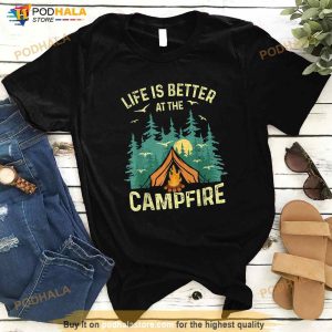Funny Camping Lover Design For Men Women Camping Vacationist Shirt 3