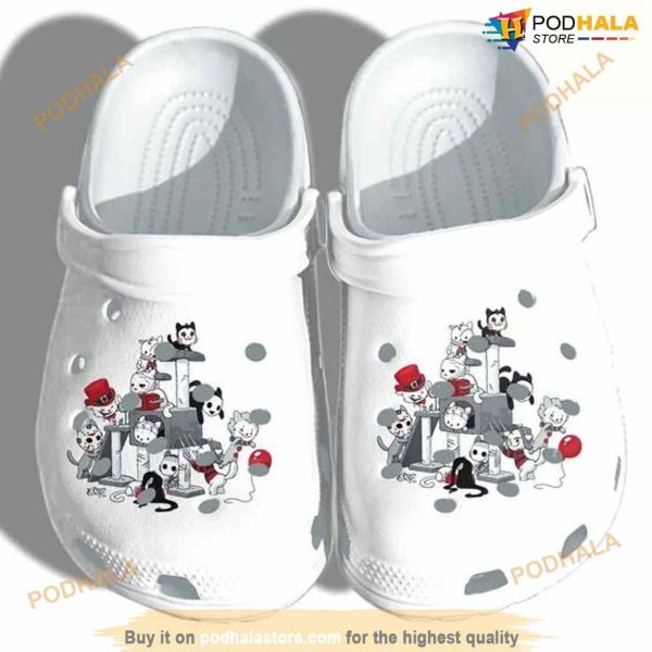 Funny Cat Halloween Characters Cosplay Shoes Crocbland Crocs Clog Gifts For Men Women