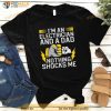 Funny Electrician Design For Men Daddy Electrical Engineers Shirt