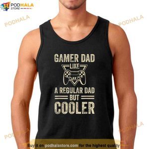 Funny Fathers Day Novelty For Cool Gamer Dad Shirt 2