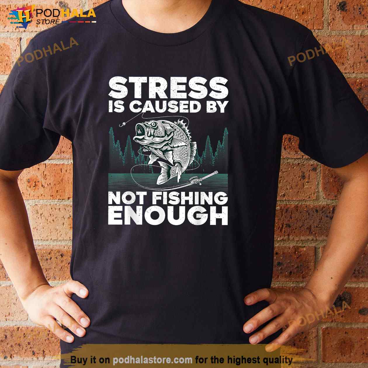 Men's Fishing T-Shirts - Bass & Fly Fishing T-Shirts