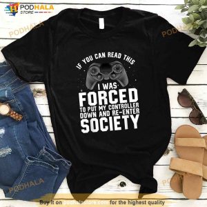 Funny Gamer For Men Women Video Gamer Gaming Game Controller Shirt 3