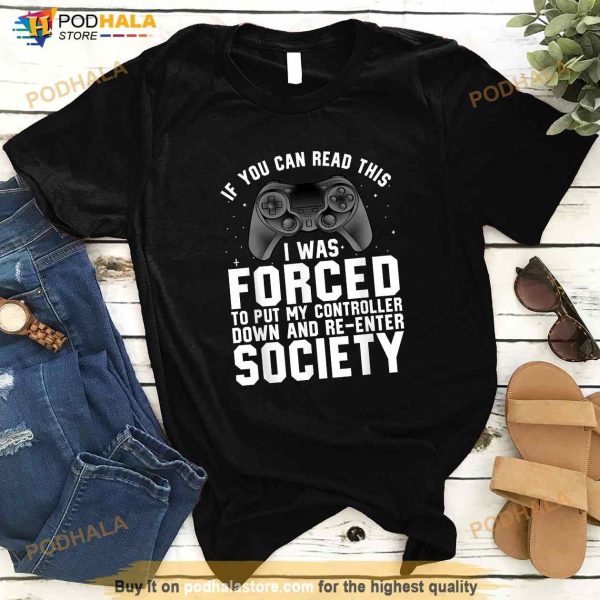 Funny Gamer For Men Women Video Gamer Gaming Game Controller Shirt