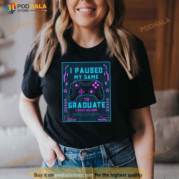 Funny Gamer Graduate Graduation Shirt