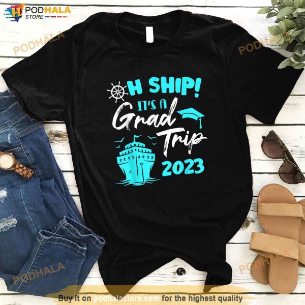 Funny Grad Trip 2023 Cruising School Graduation 2023 Student Shirt