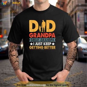 Funny Dad Gift From Daughters Dad of Girls Fathers Day T Shirt 