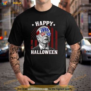 Funny Joe Biden Happy Halloween Confused 4th Of July 2023 Shirt