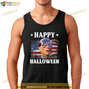 Funny Joe Biden Happy Halloween Confused 4th of July Shirt