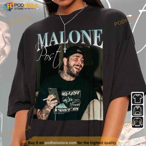Funny Post Malone Shirt, Post Malone Bootleg Rapper Unisex Gift Hoodie Rap