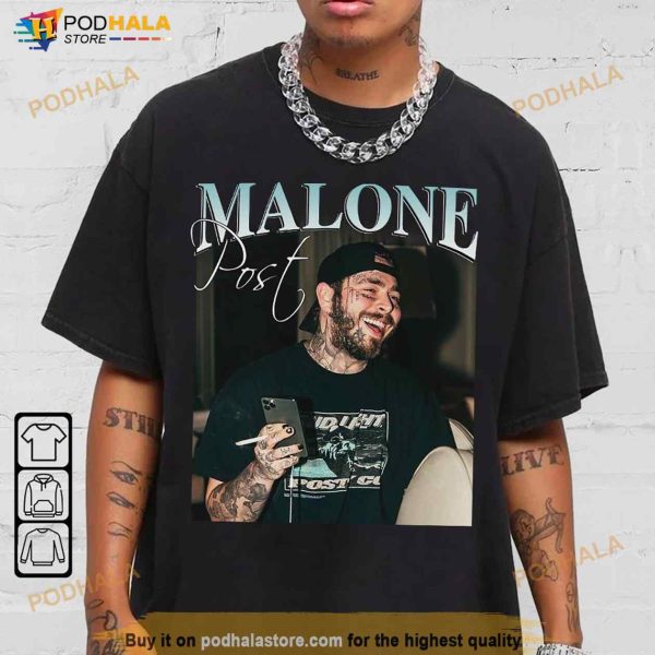 Funny Post Malone Shirt, Post Malone Bootleg Rapper Unisex Gift Hoodie Rap