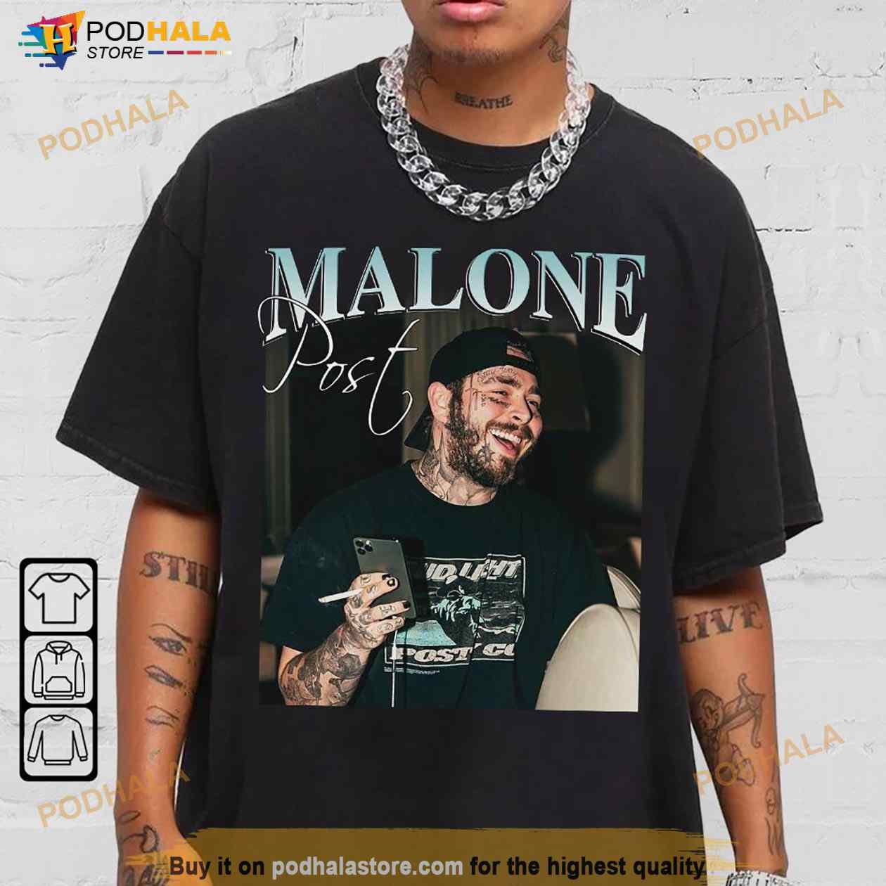 Funny Post Malone Shirt, Post Malone Bootleg Rapper Unisex Gift Hoodie Rap Bring Your Ideas, Thoughts And Imaginations Into Reality Today