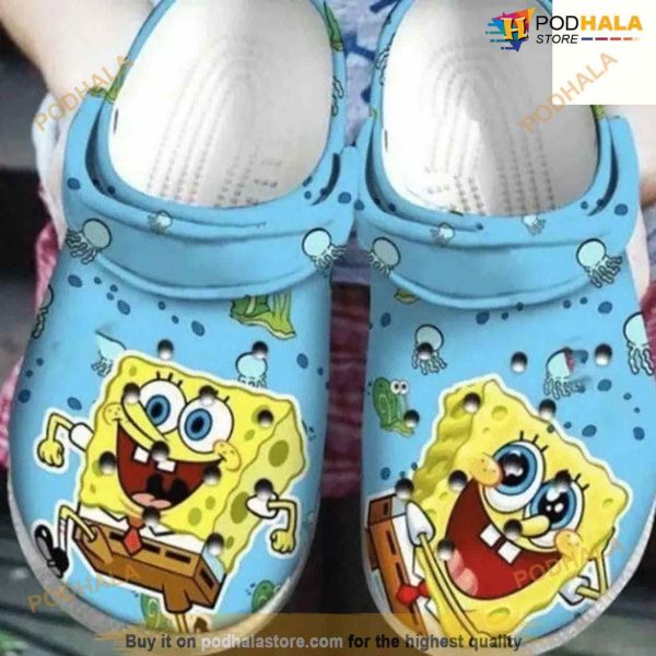 Funny Spongebob Cute Crocs Clog Shoes