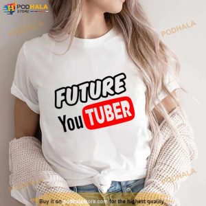 Future Youtuber Youtube A For Adley Colored Shirt