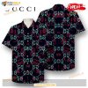 GC Black Clothing Clothes Outfit Gucci For Men Women Hawaiian Shirt, Tropical Shirt