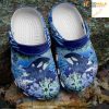 Galaxy Whale Ocean Beach Clogs Crocs Clog Shoes