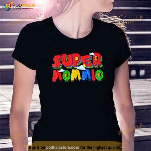 Gamer Mommio Super Mom Mothers Day Funny Gift From Kids Trending Shirt