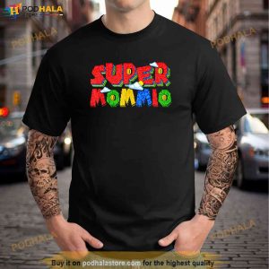 Gamer Mommio Super Mom Mothers Day Funny Gift From Kids Trending Shirt 3