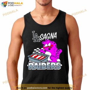 Garfield Los Angeles Dodgers sagna Raiders Shirt - Bring Your Ideas,  Thoughts And Imaginations Into Reality Today