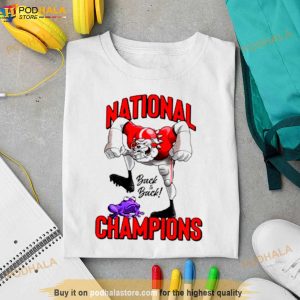 Georgia Bulldogs Frog Stomp National Champions Back To Back Shirt