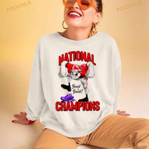 Georgia Bulldogs Frog Stomp National Champions Back To Back Shirt 2