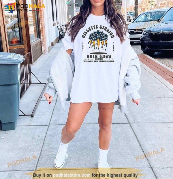 Gillette Rain Show Night 2, Eras Foxborough Night Two TShirt