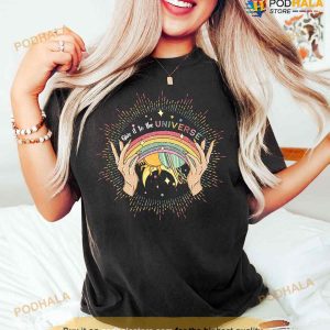 Give It To The Universe Celestial Gay Shirt, Mystical Lesbian Shirt, Rainbow Pride Shirt
