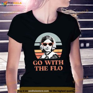 Go With The Flo Funny Nursing Design Shirt 2