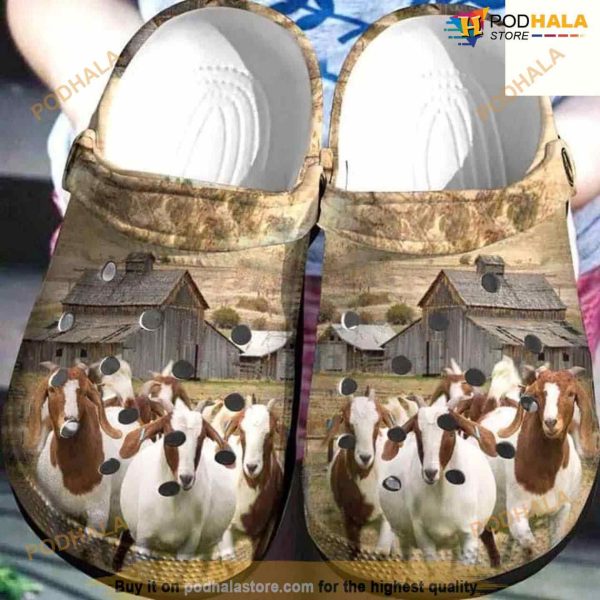 Goats Classic Clogs Unisex Fashion Style Crocs Clog Shoes