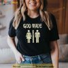 God Made Women Men Funny Christian Shirt